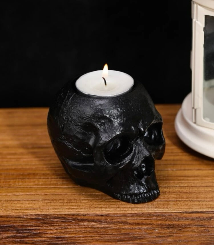 Skull Tealight Holder (candle not included)