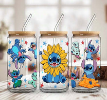 Load image into Gallery viewer, 1 x Officially Licensed Stitch glass