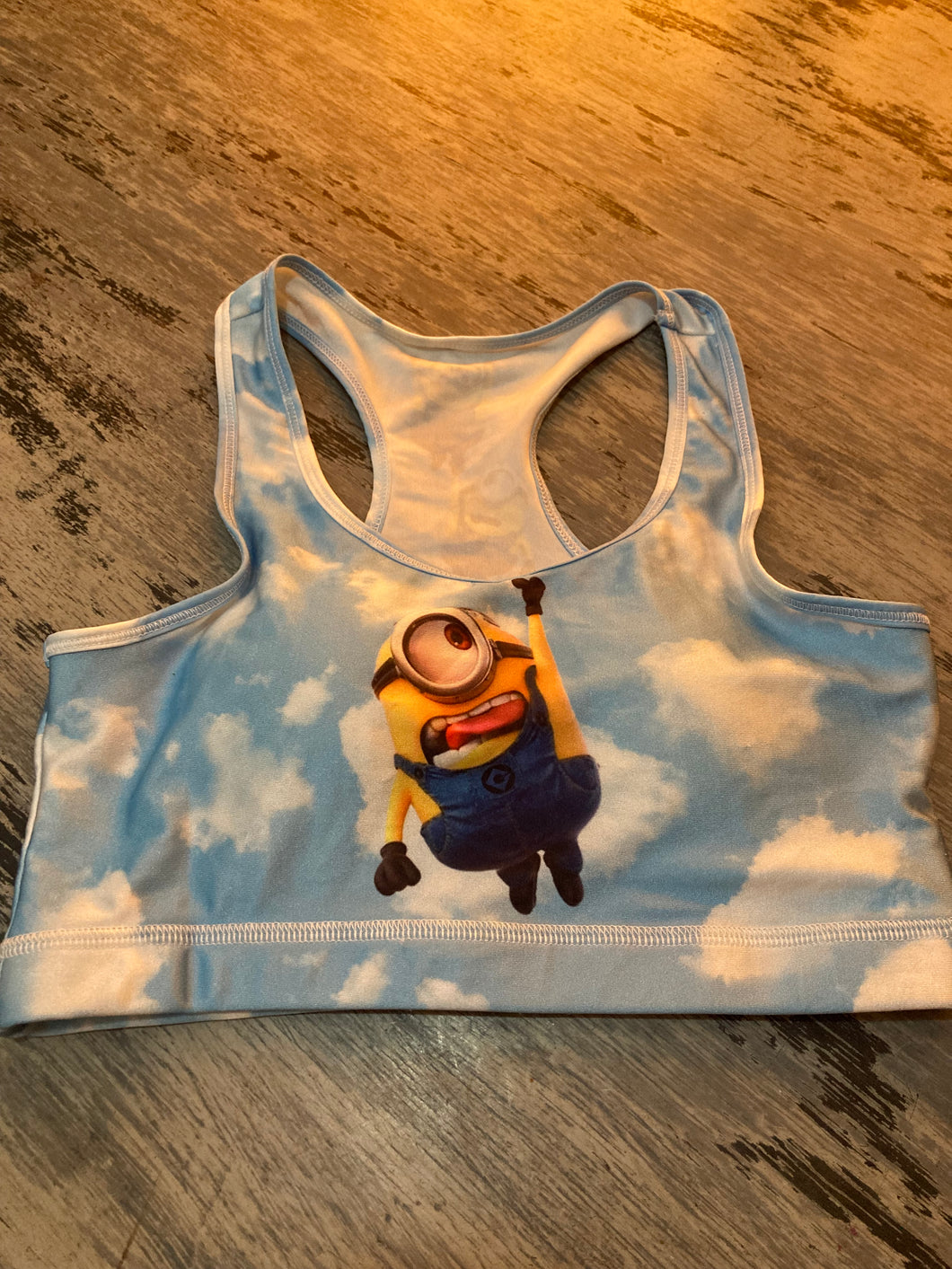 Minions Padded Sport's Bra (S/M)