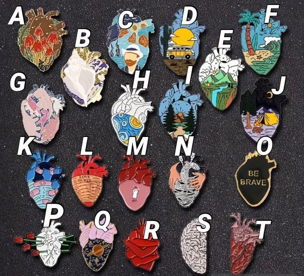 Assorted Pins (1 x pin)