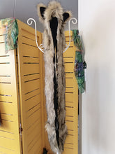 Load image into Gallery viewer, Wolf headpiece (see second image as an example. Worn once for a music video)
