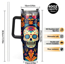 Load image into Gallery viewer, 1 x Insulated Skull Tumbler 1182ml
