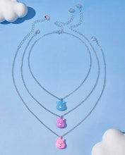 Load image into Gallery viewer, Care Bears 3 piece necklace set
