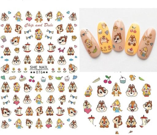 Chip 'n Dale (stickers only)