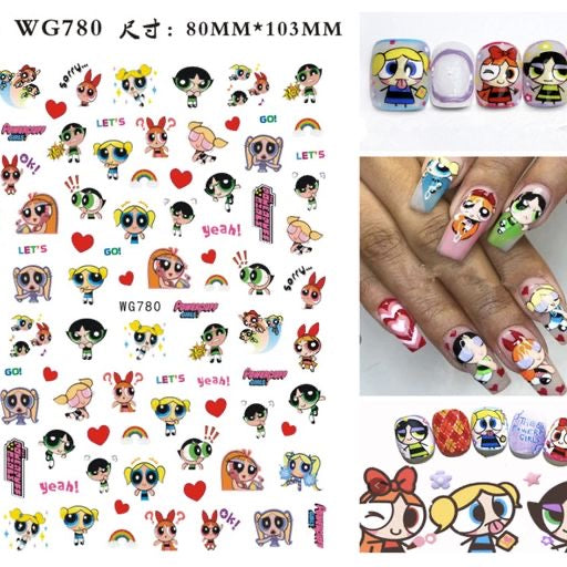 Powerpuff Girls (stickers only)