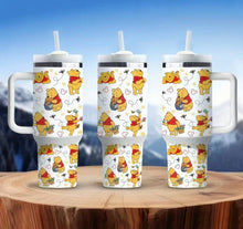 Load image into Gallery viewer, 1 x Insulated Pooh Tumbler 1182ml
