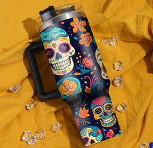 Load image into Gallery viewer, 1 x Insulated Skull Tumbler 1182ml
