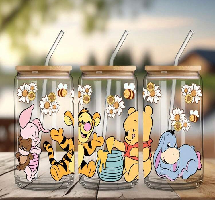 1 x Officially Licensed Winnie the Pooh glass