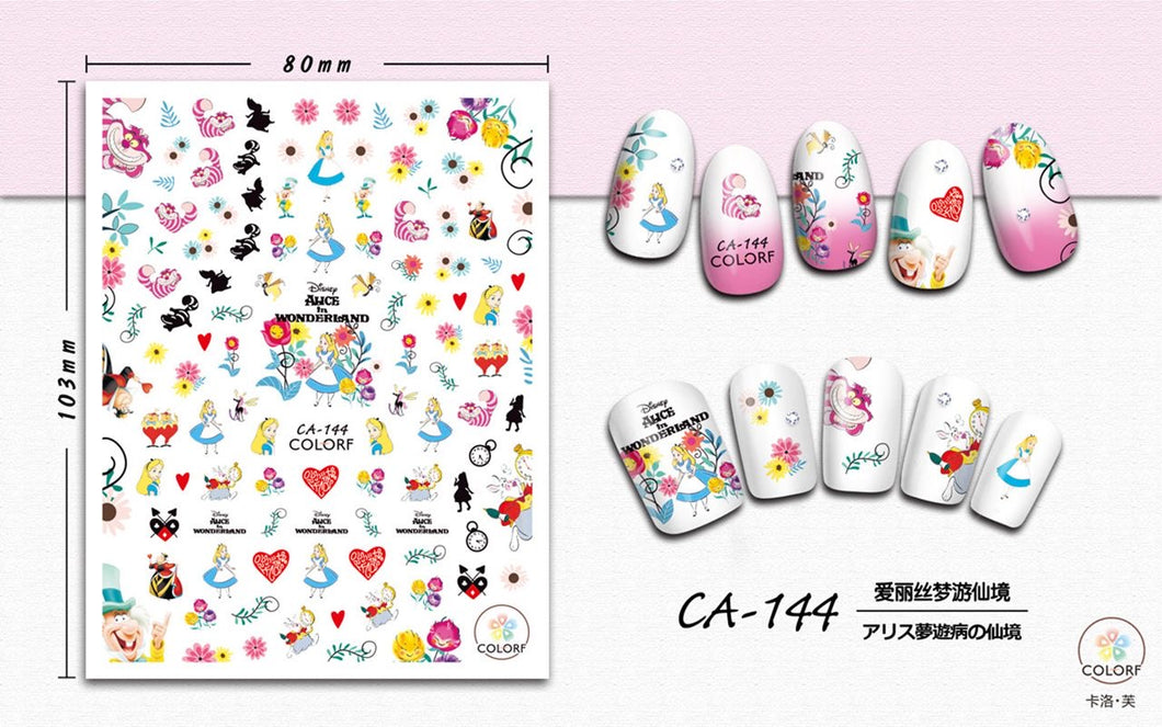 Alice in Wonderland (stickers only)