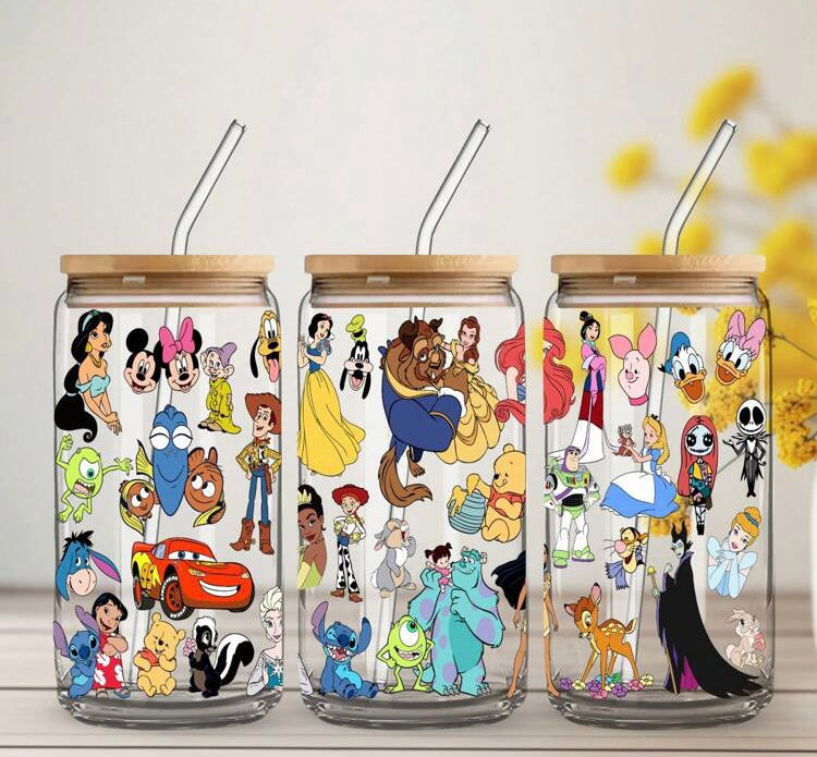 1 x Officially Licensed Disney glass