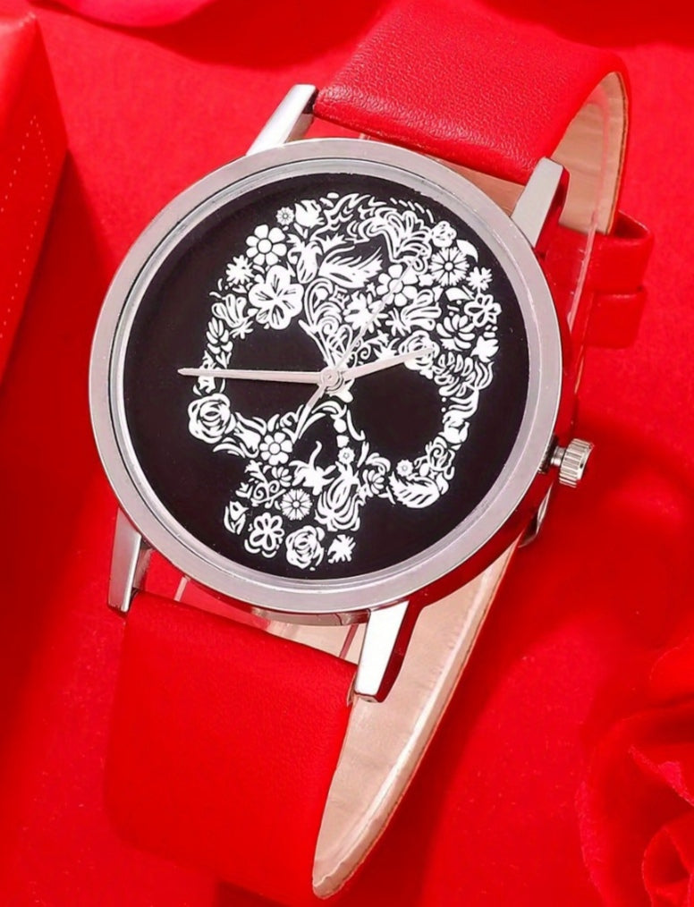 Skull Watch (Red)