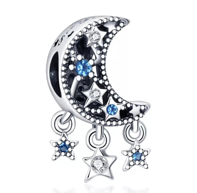 Whimsical Moon - 925 sterling silver