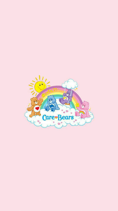 Care Bear Pink - print is blurry. See images